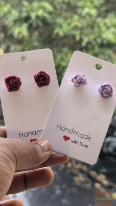 Crochet earrings