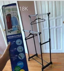 Double Pole Cloth Rack