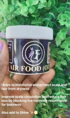 Nourishing Hair Food Oil Balm – For Stunted Hair & Moisture