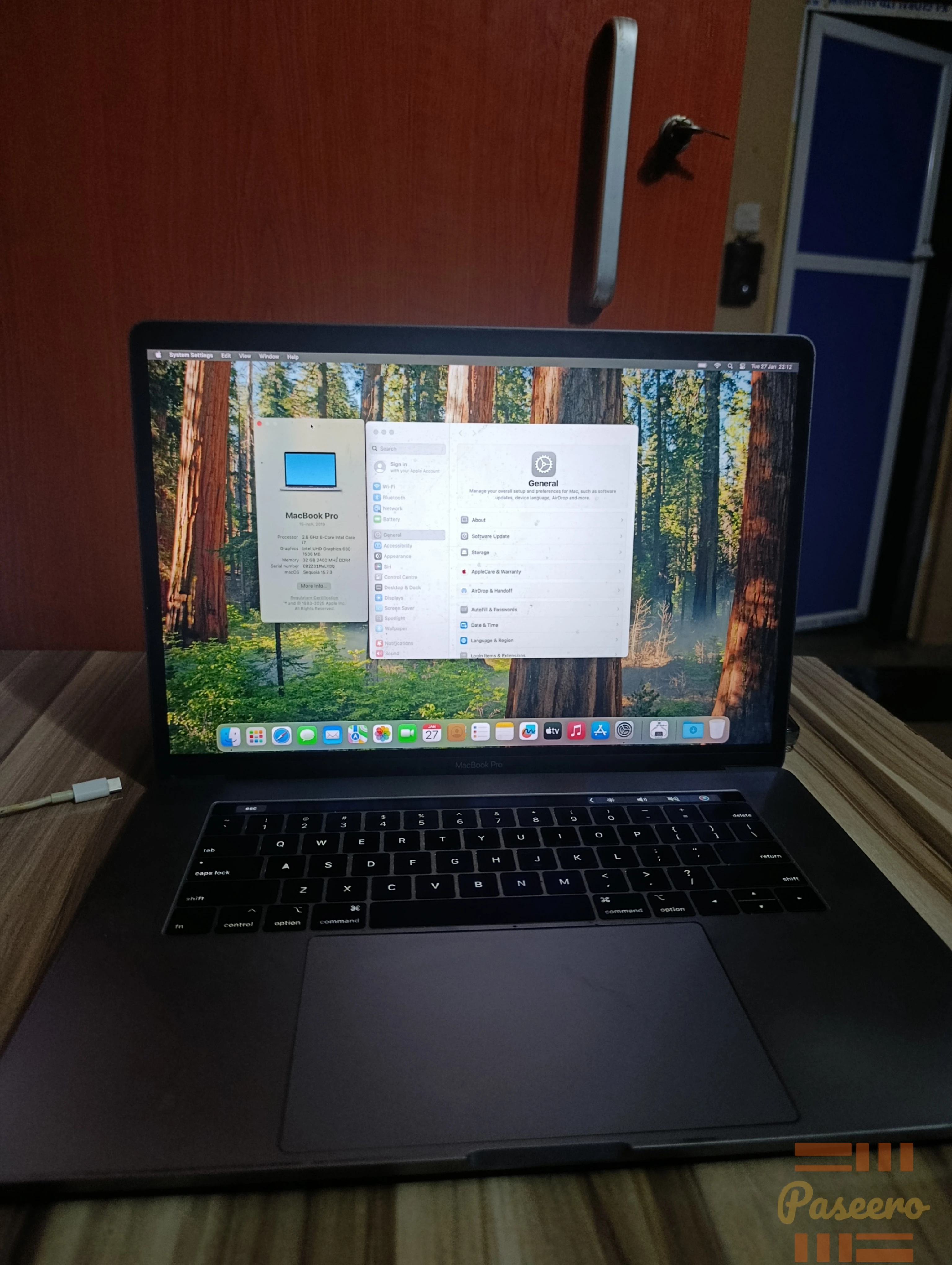 MacBook pro 15 inch 20191