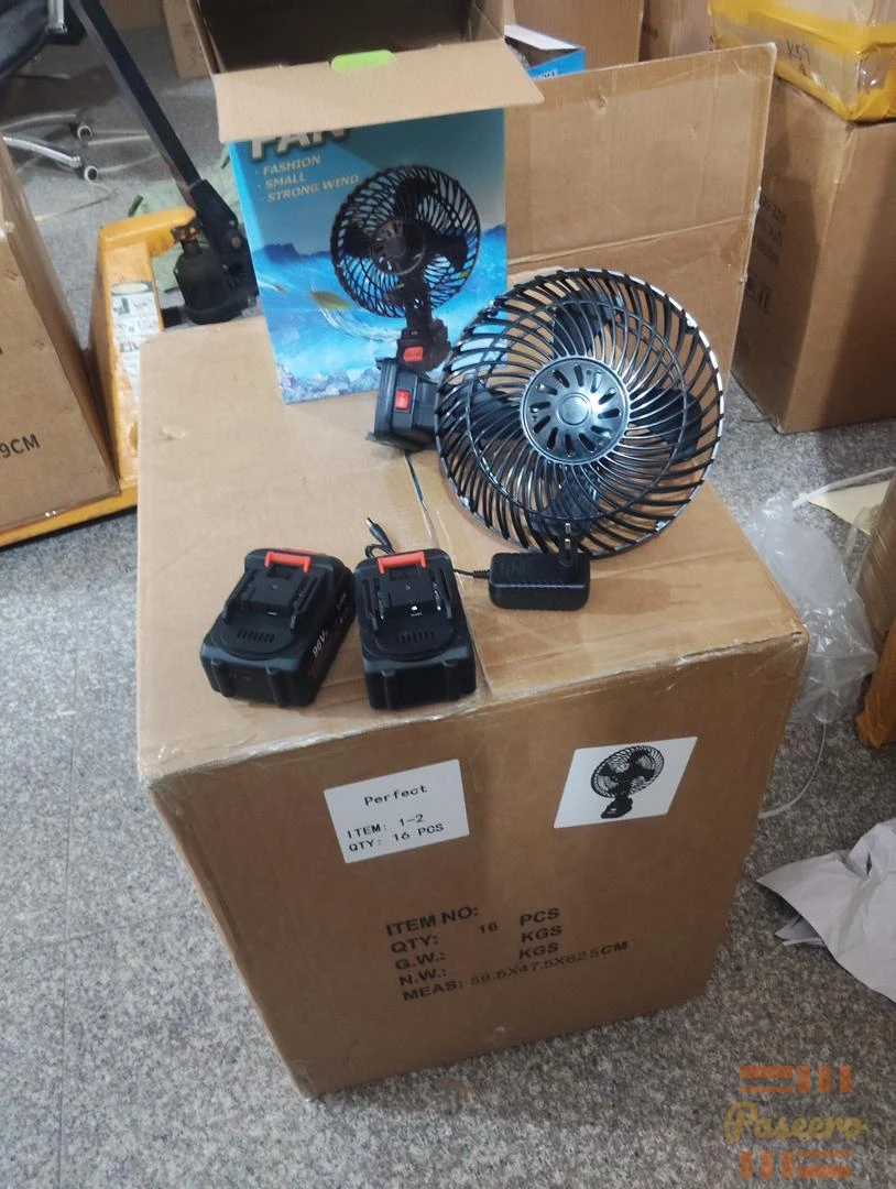 Lithium rechargeable battery fan2