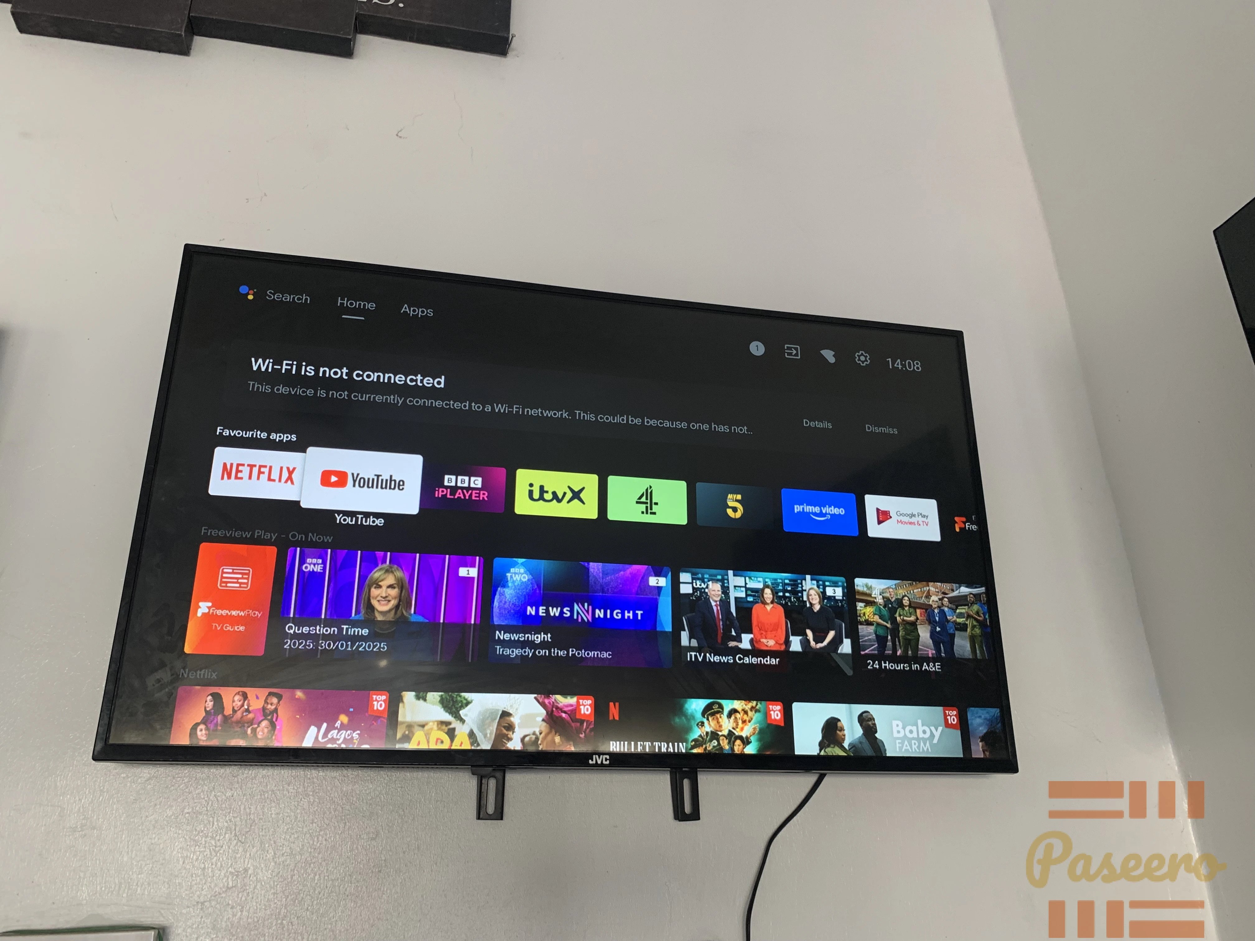 Jvc android TV 40 inches full HD display with free Netflix account