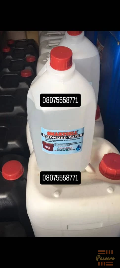 DEIONIZED WATER _25 Liters.
