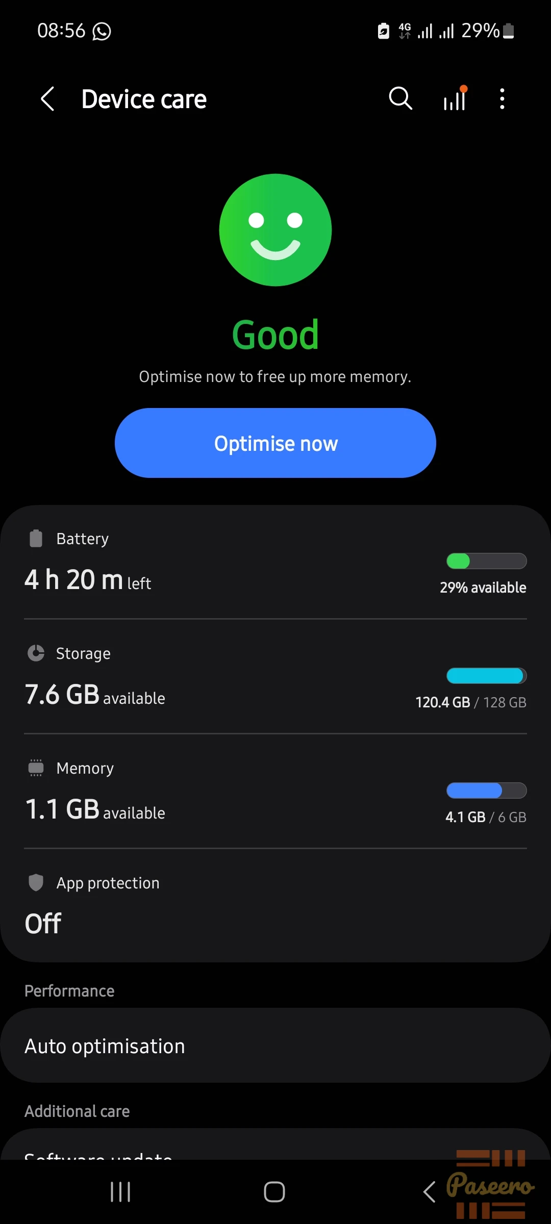 Used Samsung a52 5g phone2