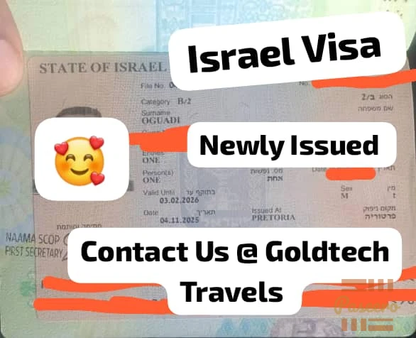 Israel 🇮🇱 Tourist/Visit Visa Available2