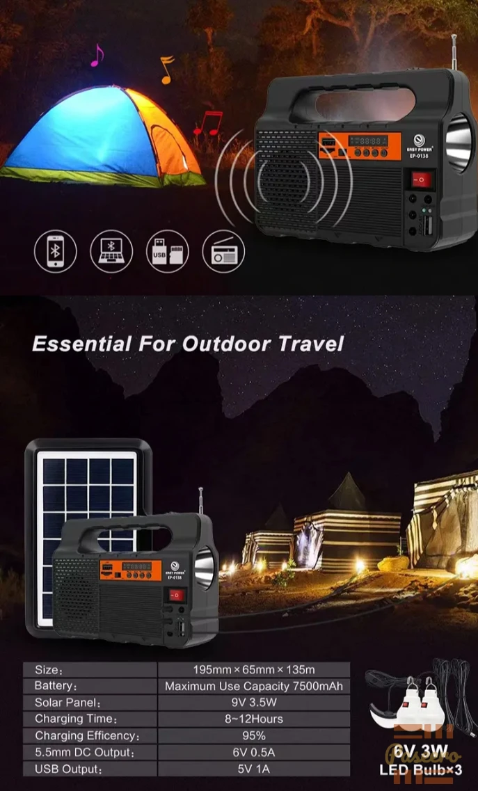Easy Power Solar Lighting System EP-01388