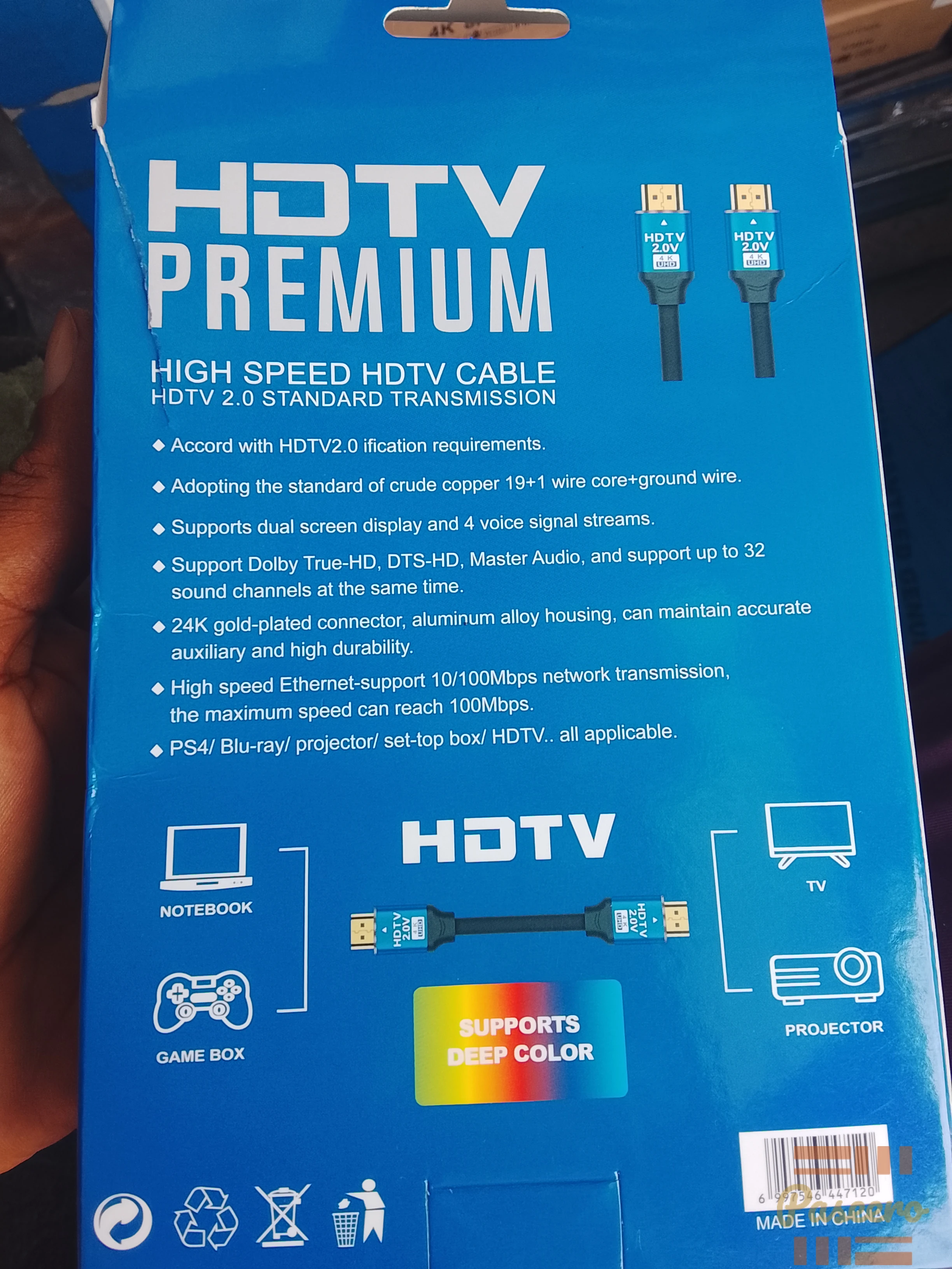 Hdmi cable 1.5 (4k)2