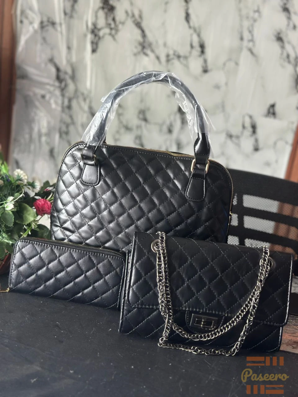 Brand: 3 in 1 channel Bag, colour: black, Size: Big, New bag1