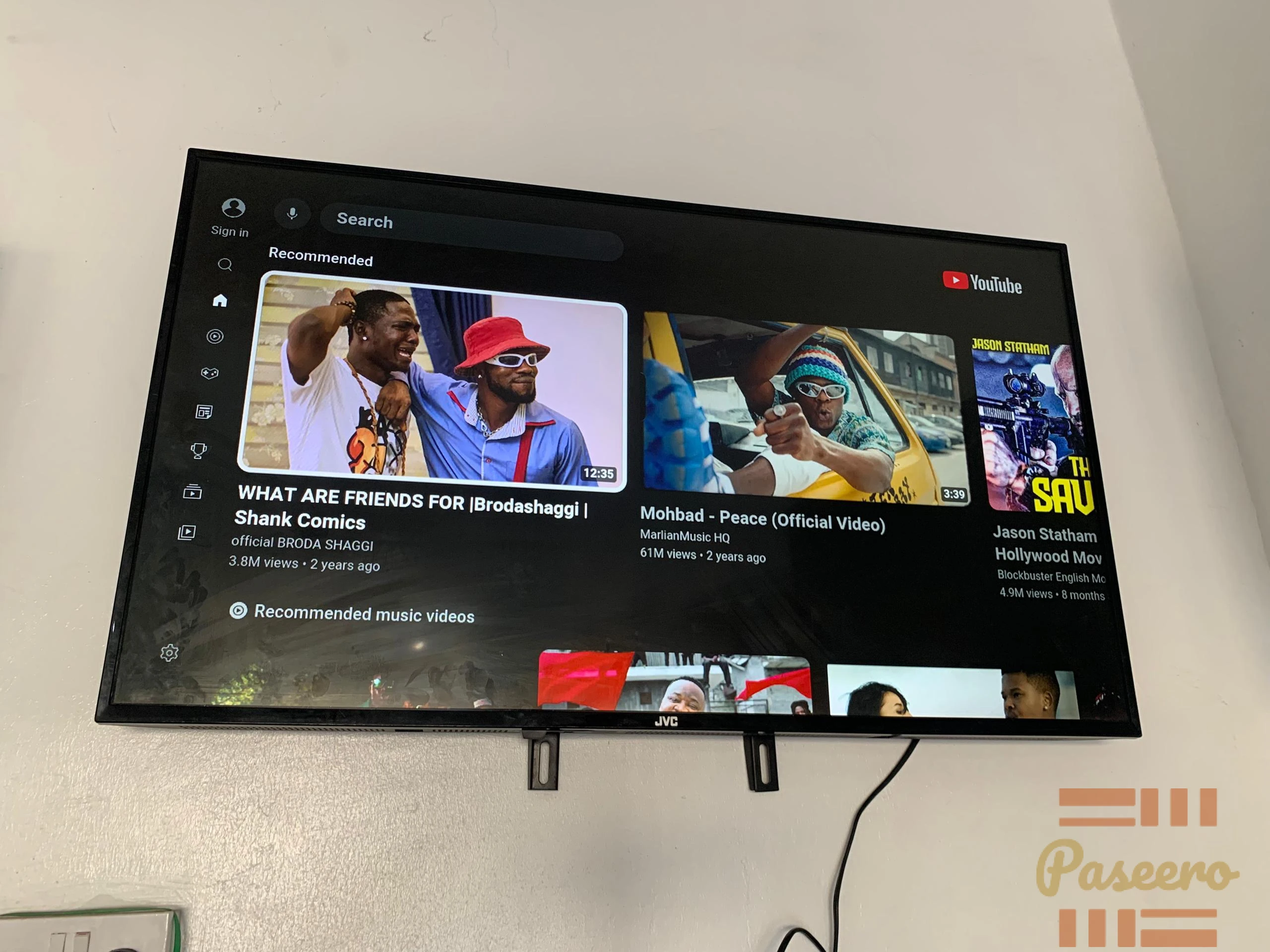 JVC android TV 43 inches 4k display with free Netflix account and YouTube2