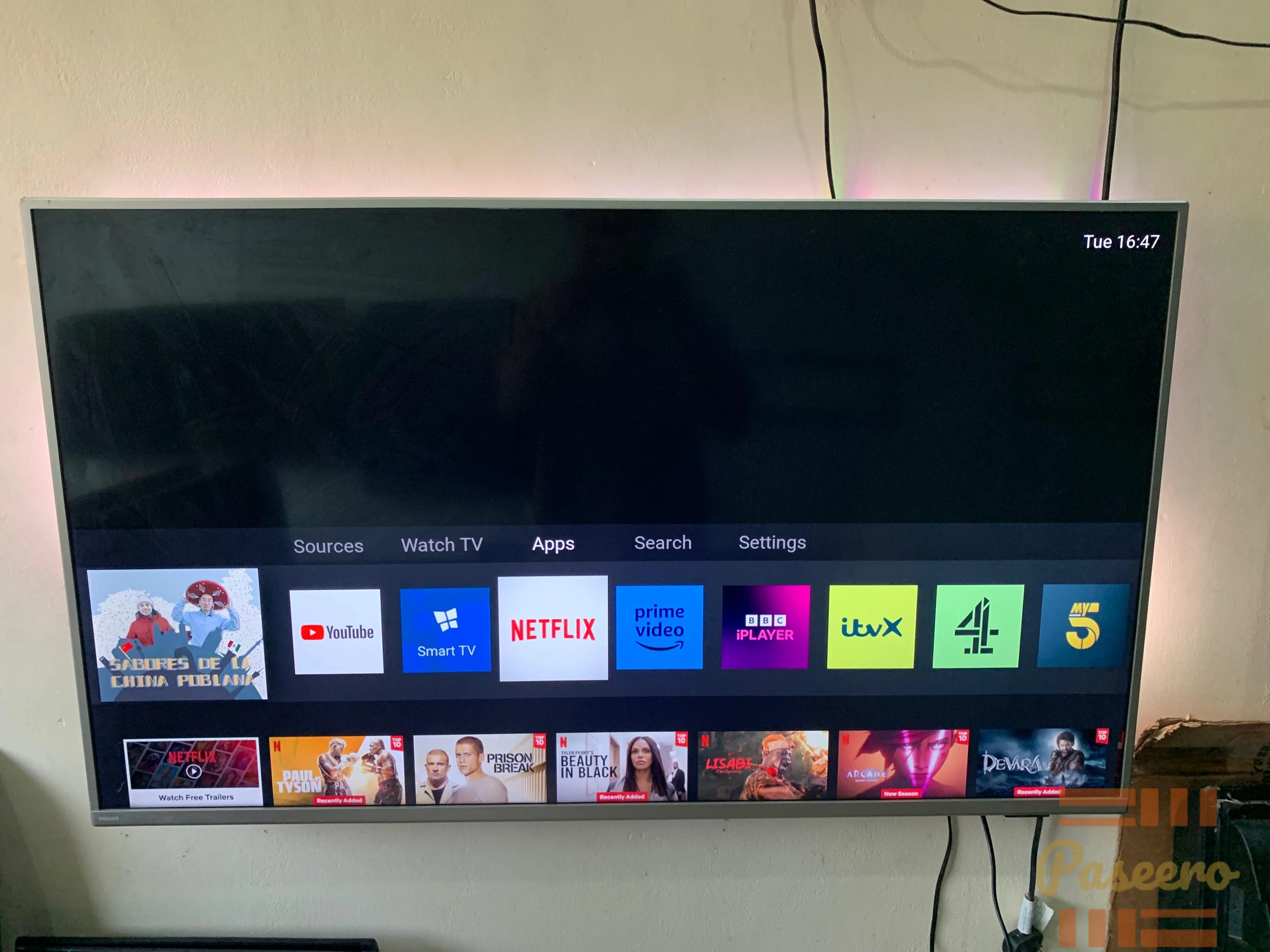 Paseero.ng | Philips smart TV 50 inches 4k display with free