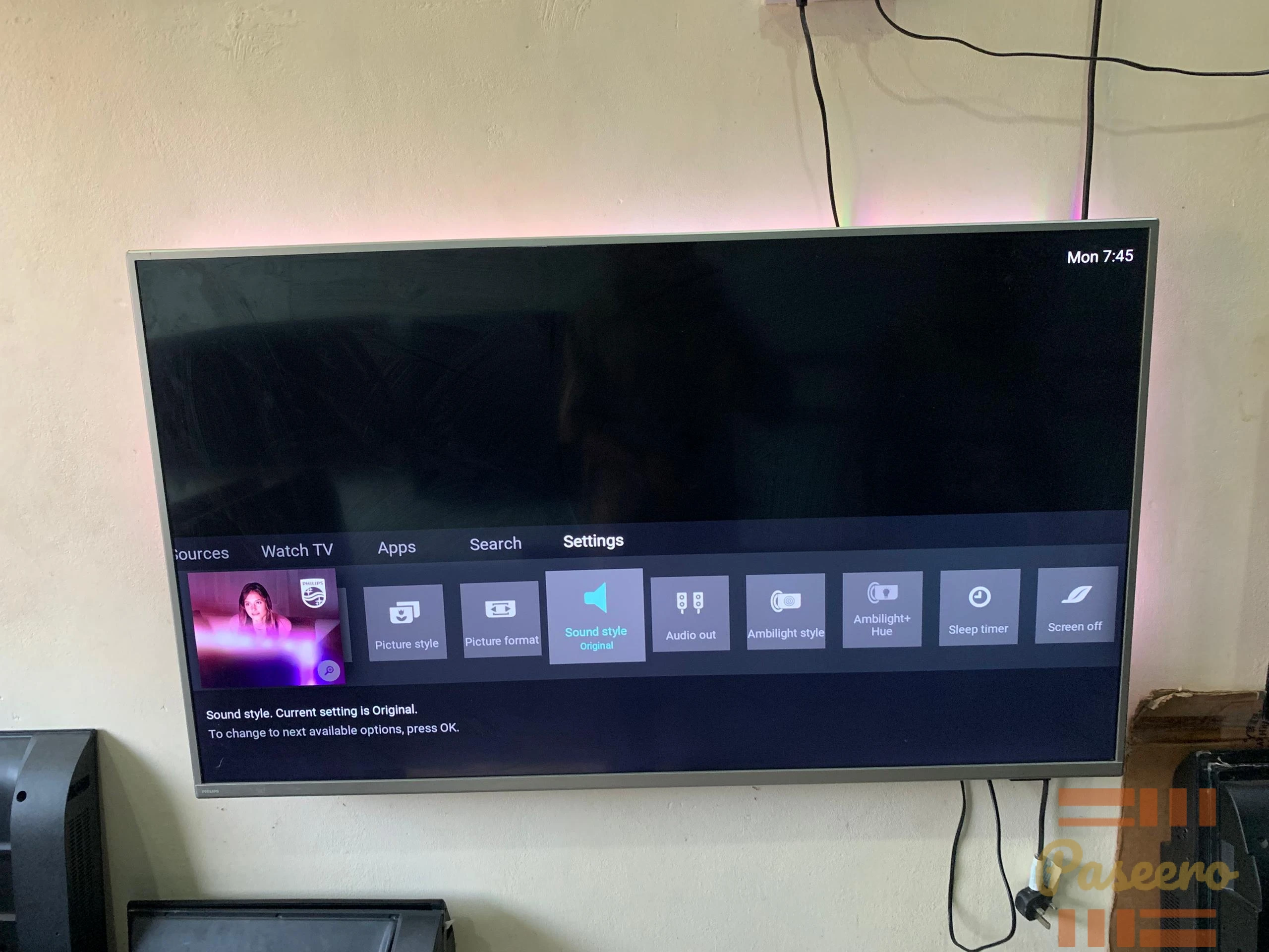 Philips smart TV 50 inches 4k display with free Netflix account and YouTube2