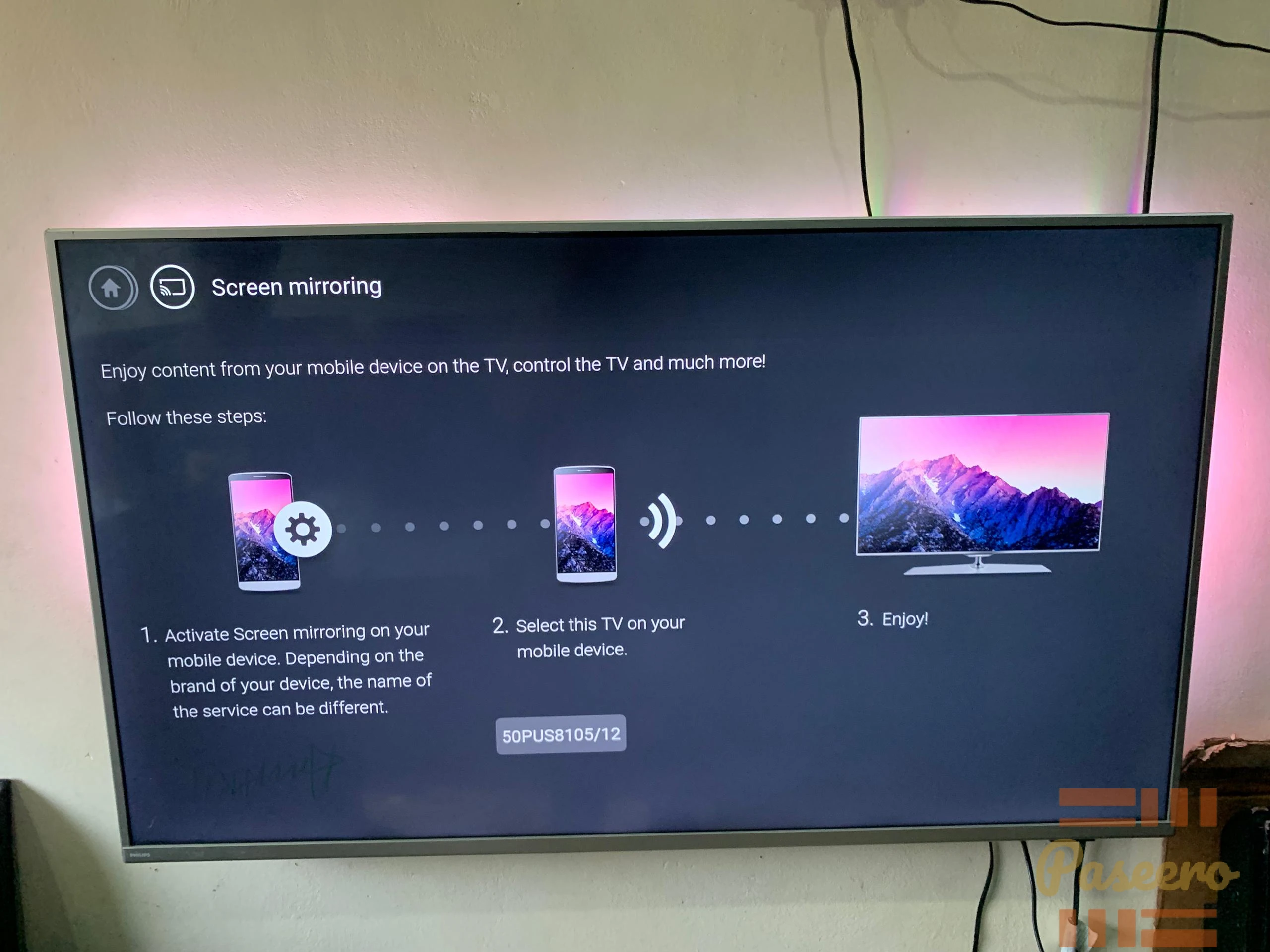Philips smart TV 50 inches 4k display with free Netflix account and YouTube1