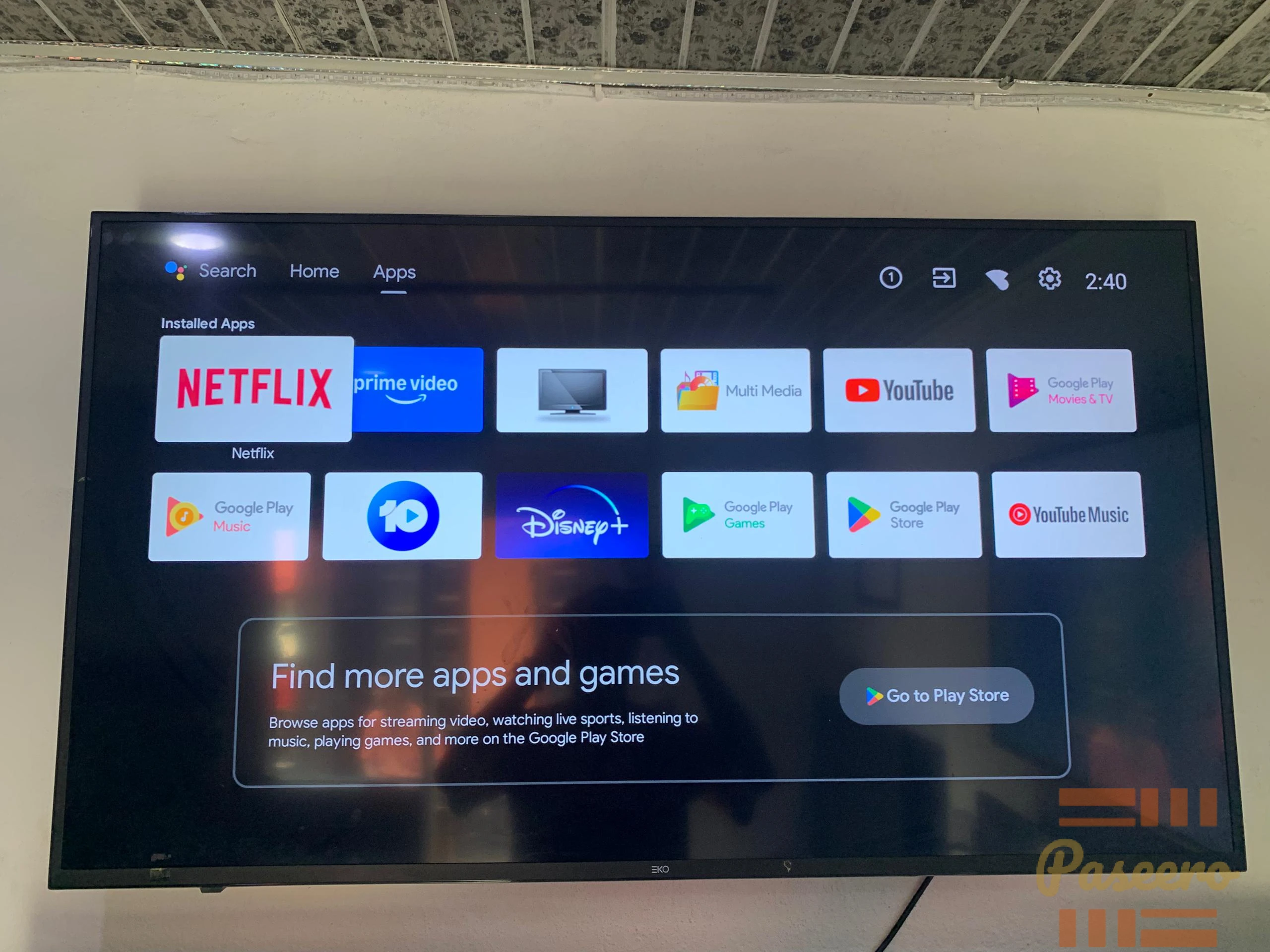 EKO android TV 50 inches 4k display with free Netflix account and YouTube1