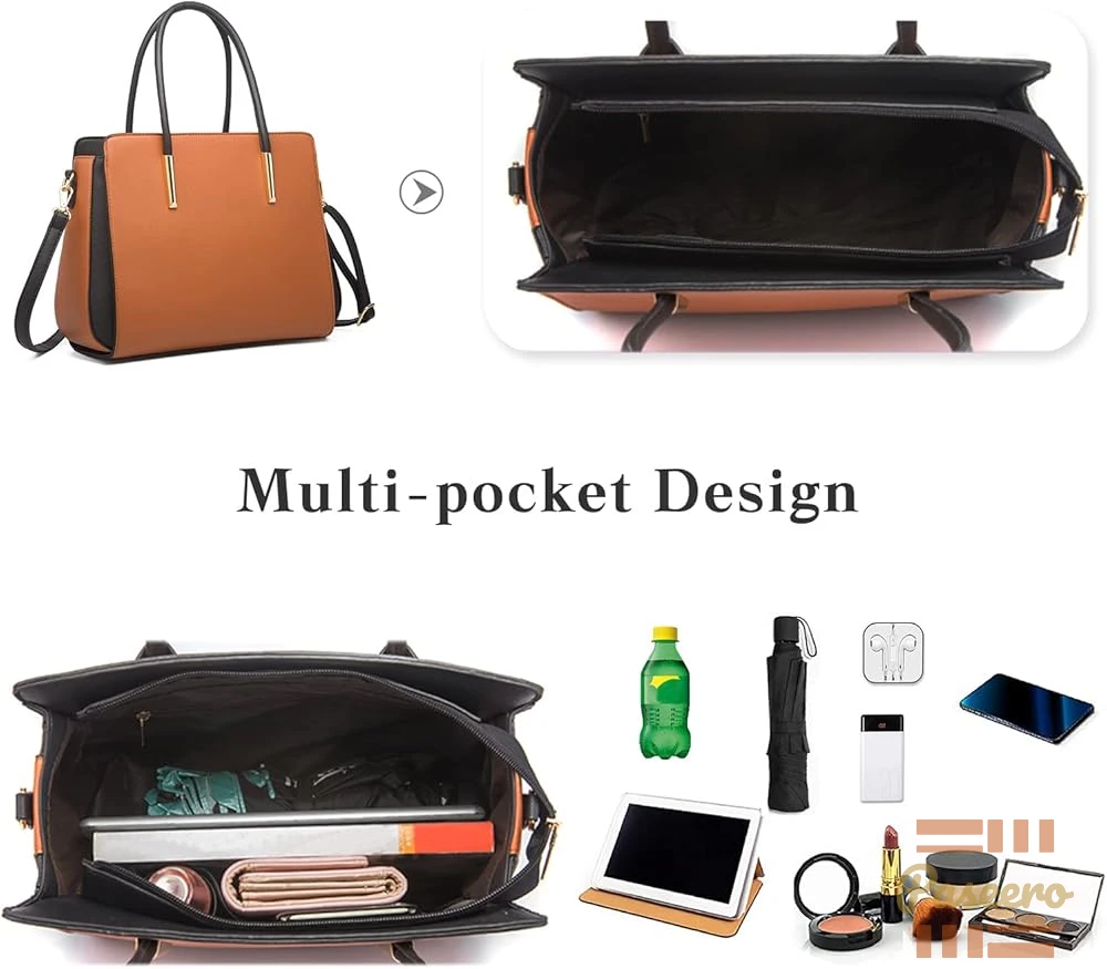 FANDARE Elegant Handbags Wallet Tote Bag Womens Top Handle Satchel Purse1