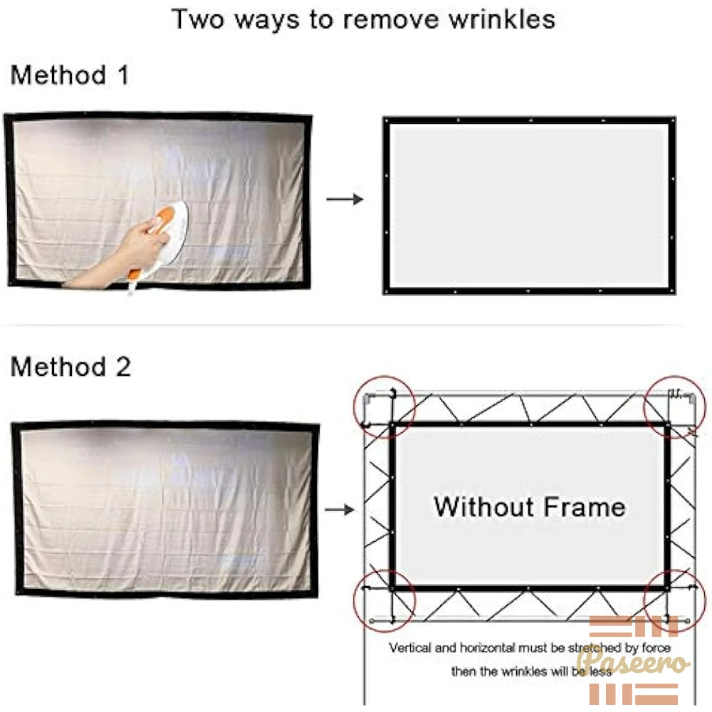 SDVantage Projector Screen, Release Projector Screen Outdoor 150 200 Inch2