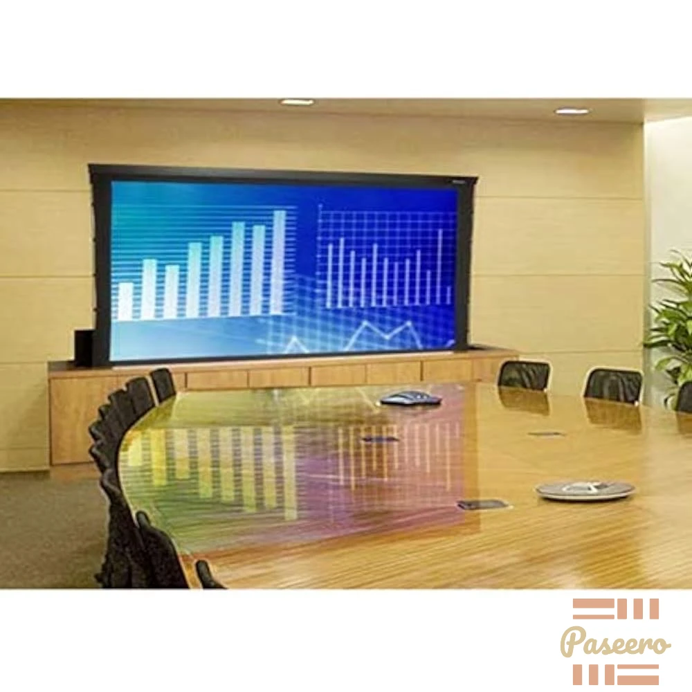 Epetlover 120" Projector Screen Manual Pull Down Outdoor Movie Screen1