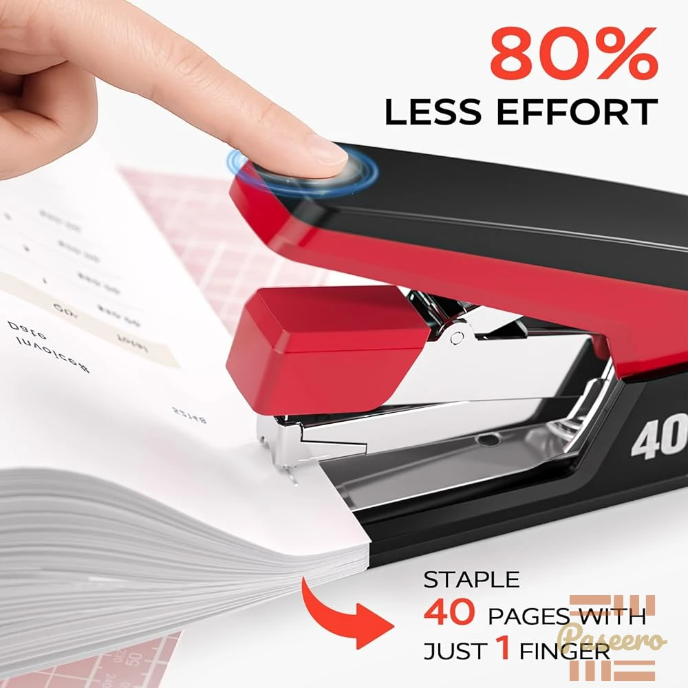 Marsrock Effortless Stapler for Desk with 40-50 Sheet Capacity2