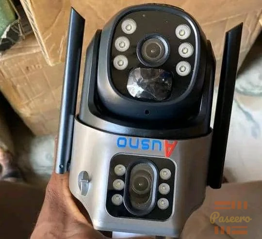 Solar double lens CCTV camera4
