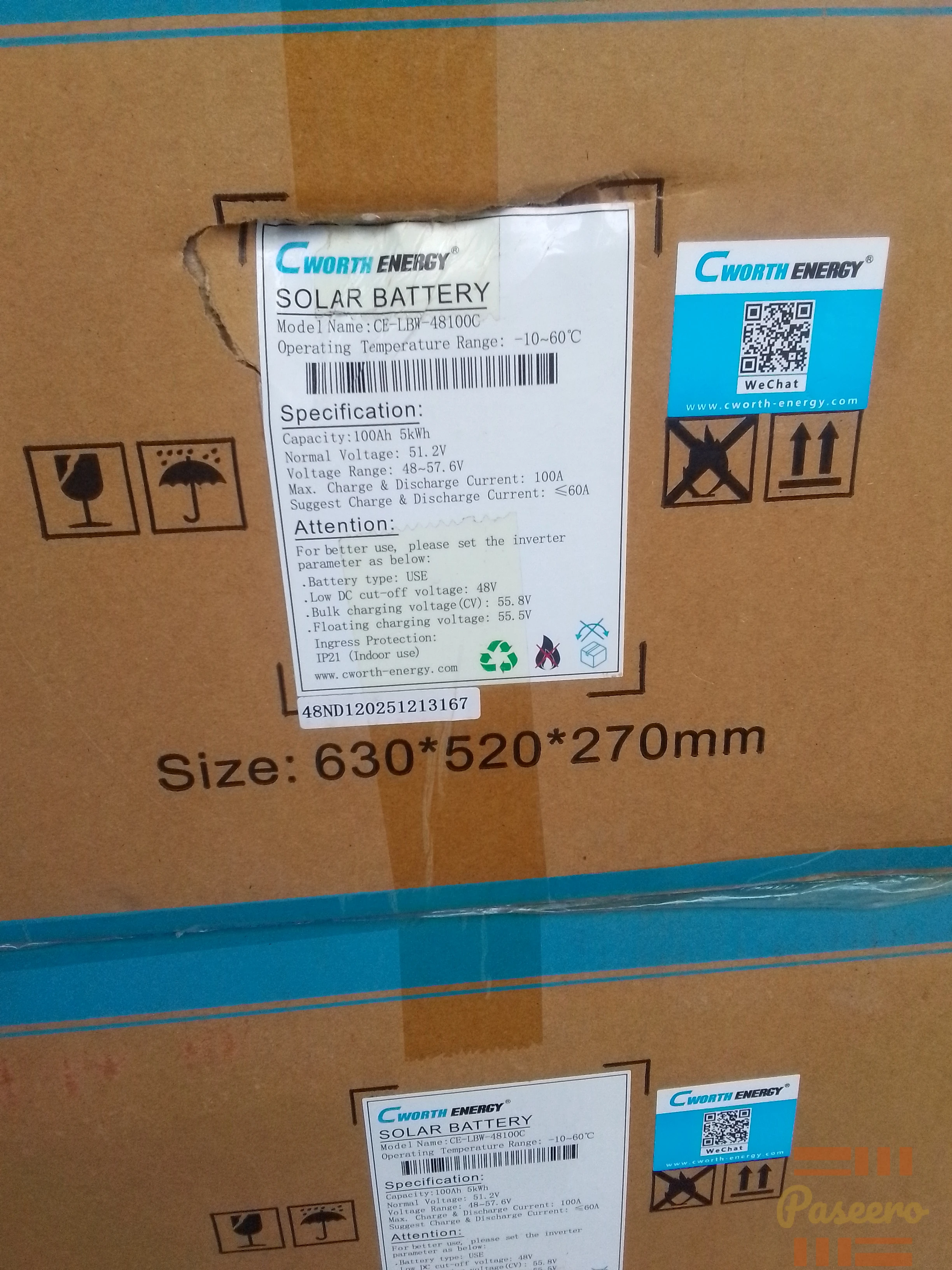 Brand New Solar Lithium Battery1