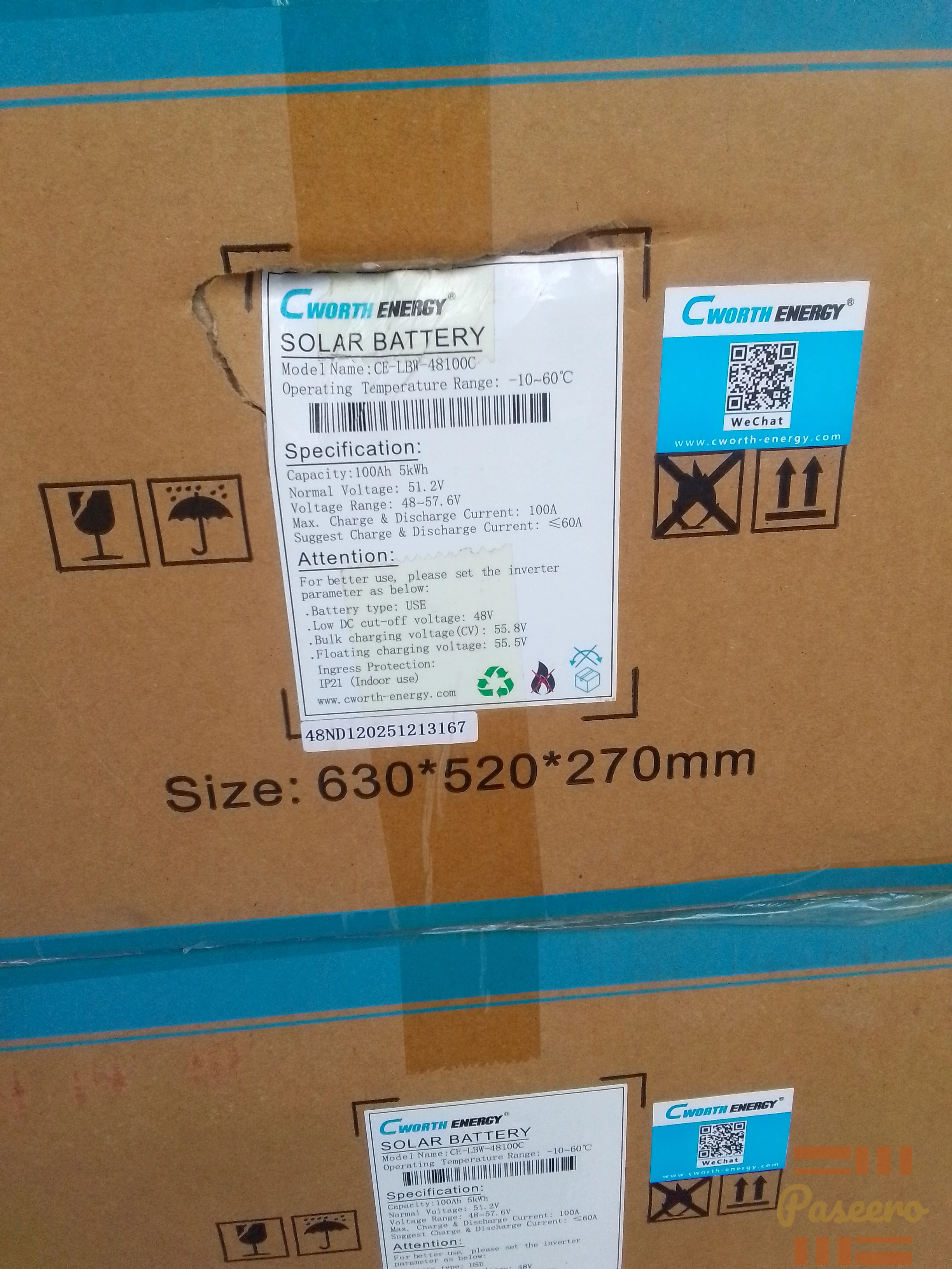 Brand New Solar Lithium Battery