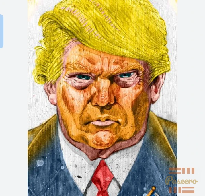 Drawing of Donald Trump1