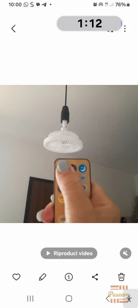Rotable 3in1 Ceiling fan with remote control lighting lamp1