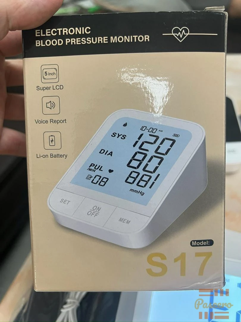 Rechargeable blood pressure monitor