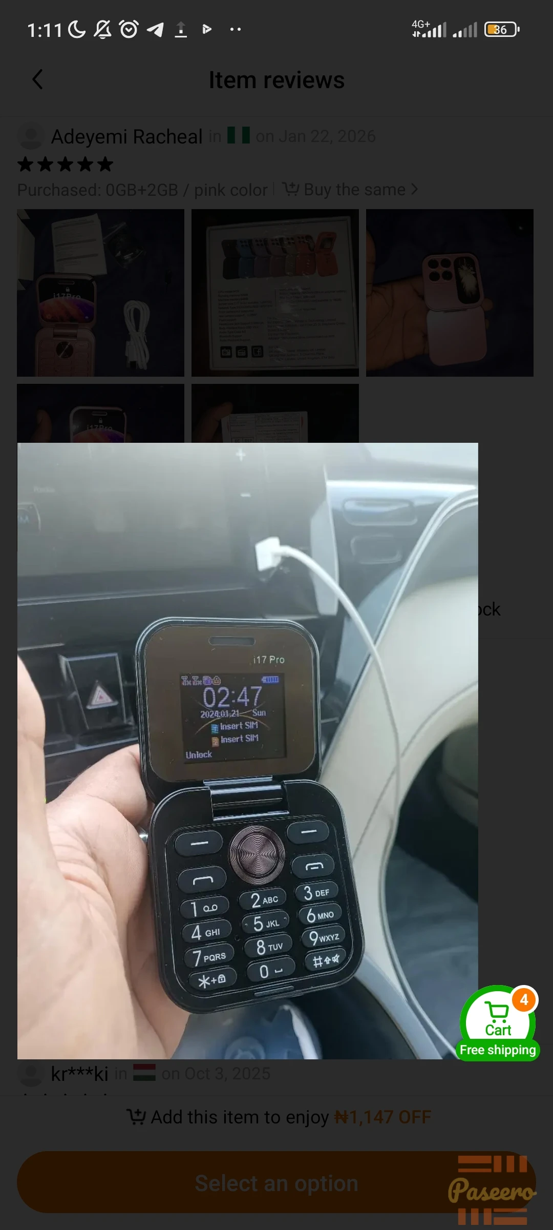 Fordable mini phone