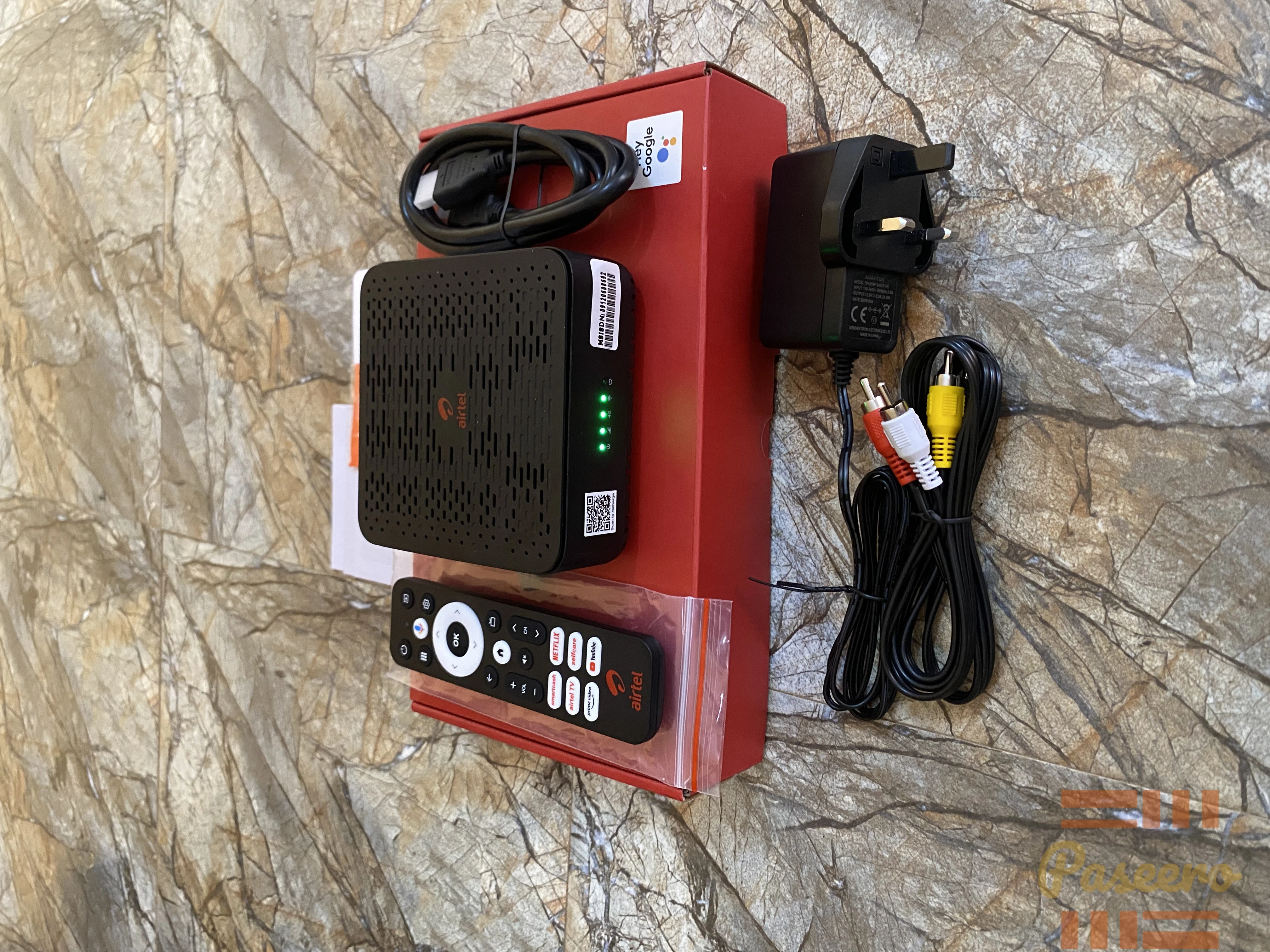 Airtel Smart Box Google Tv + Router1