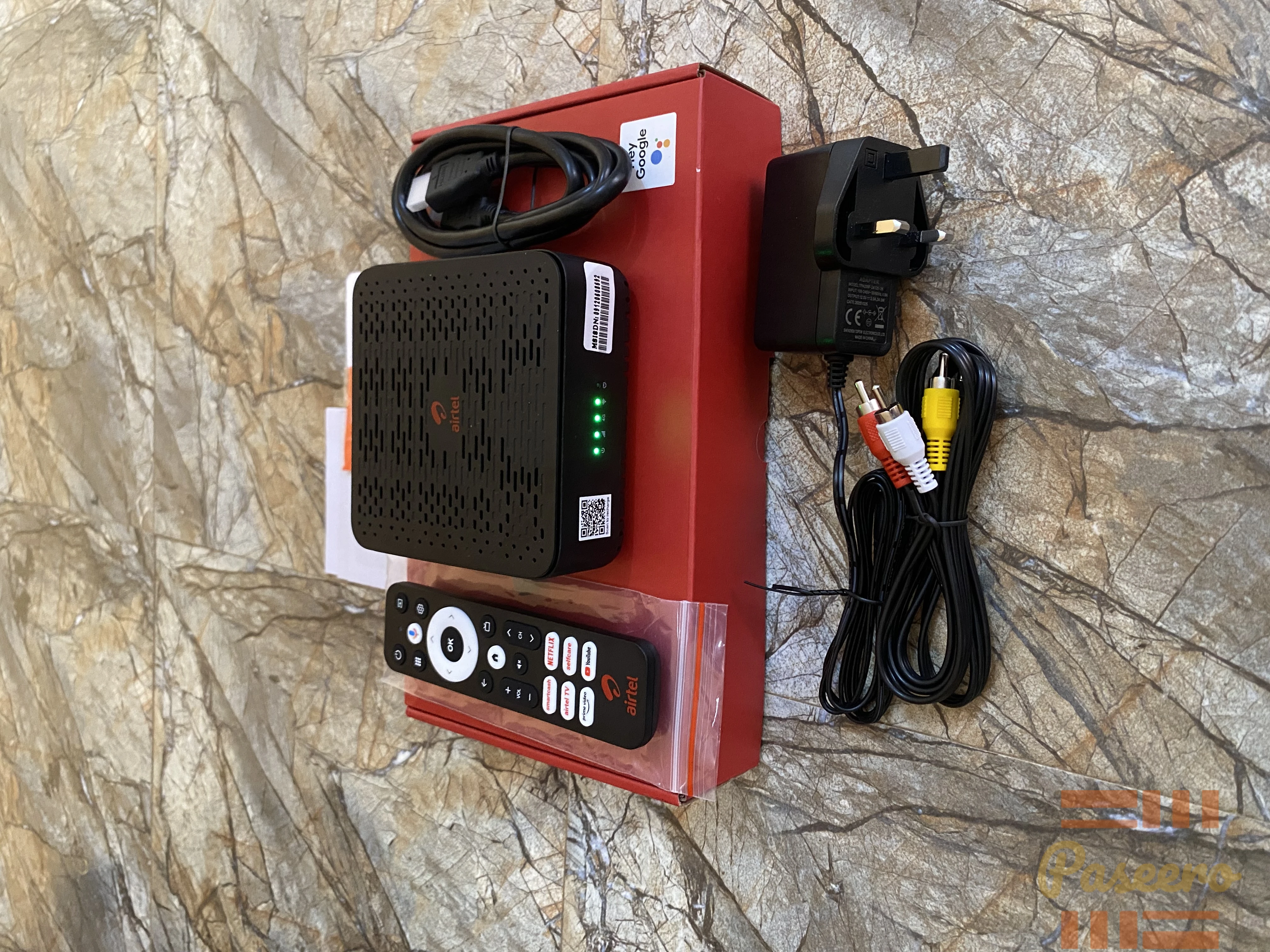 Airtel Smart Box Google Tv + Router