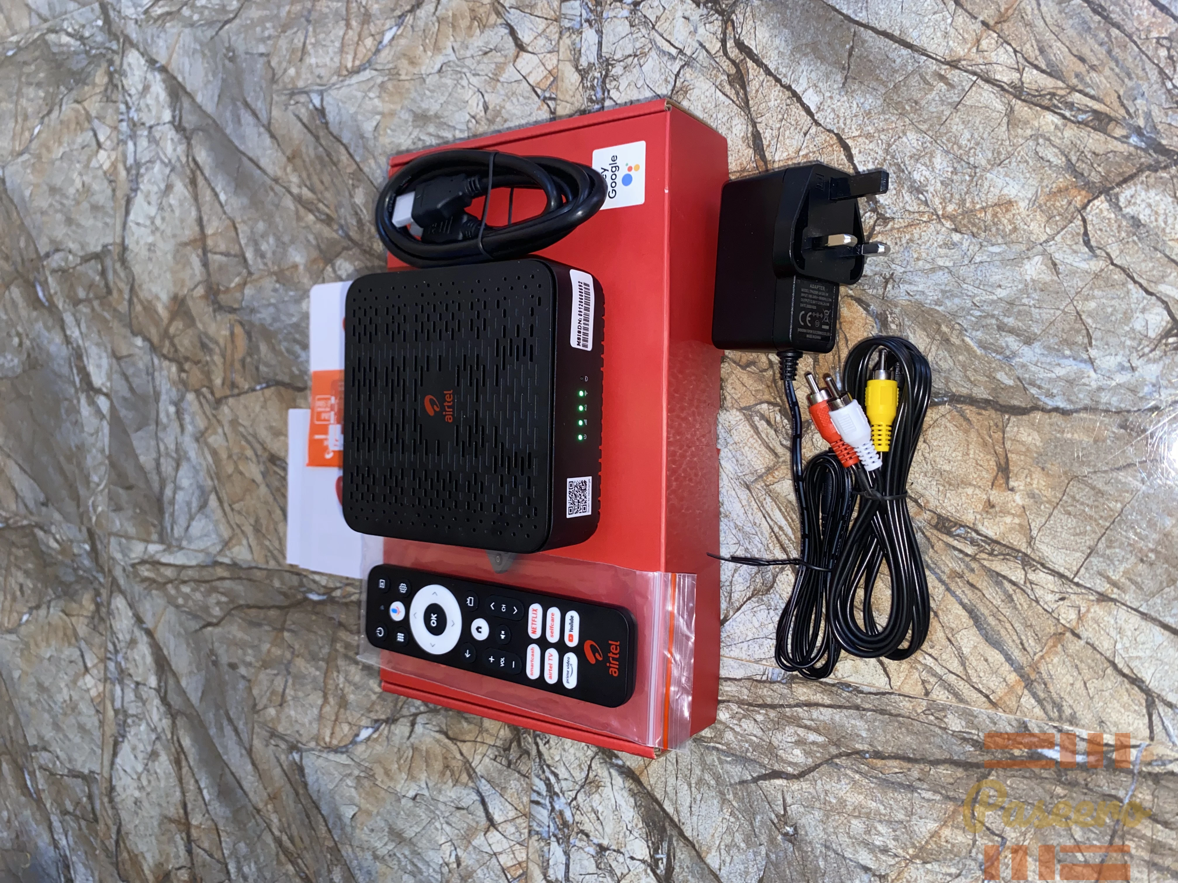 Airtel Smart Box Google Tv + Router2
