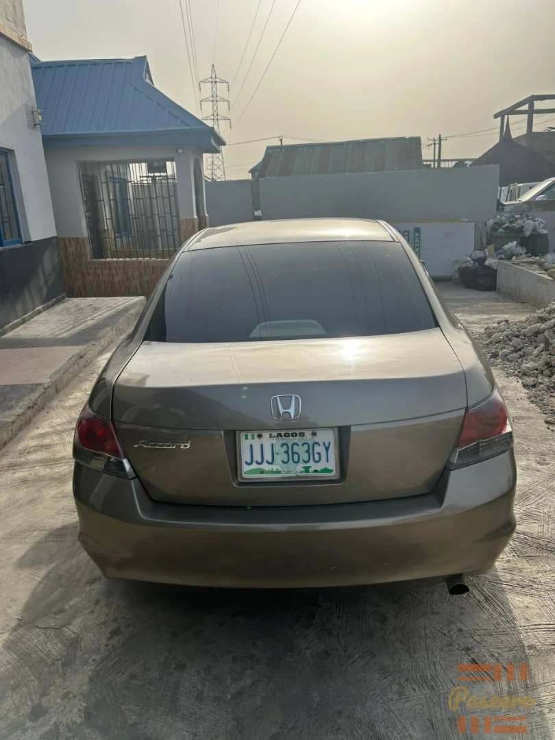 Registered Honda Accord 20081