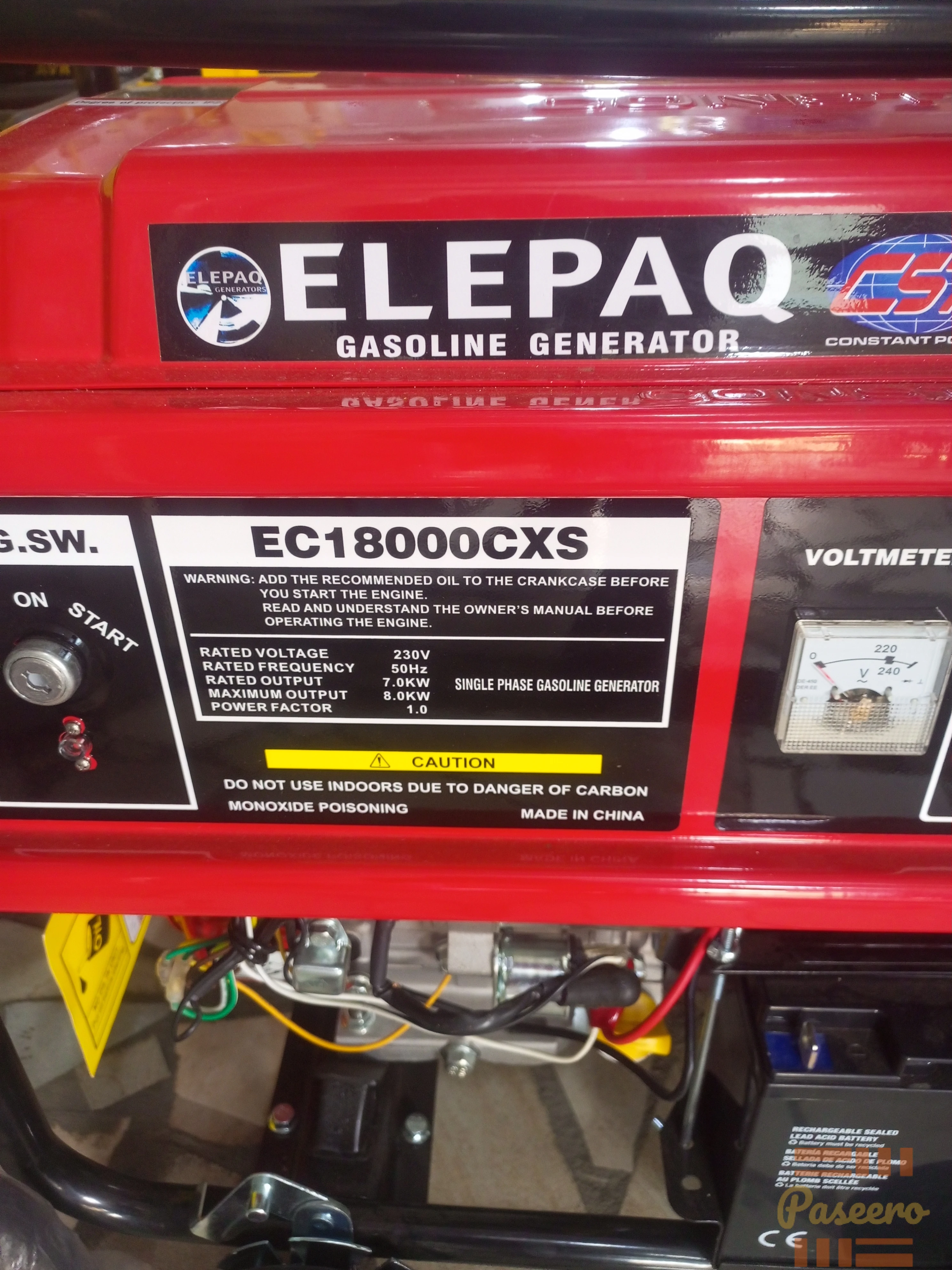 ELEPAQ CONSTANT EC18000CXS GENERATOR1