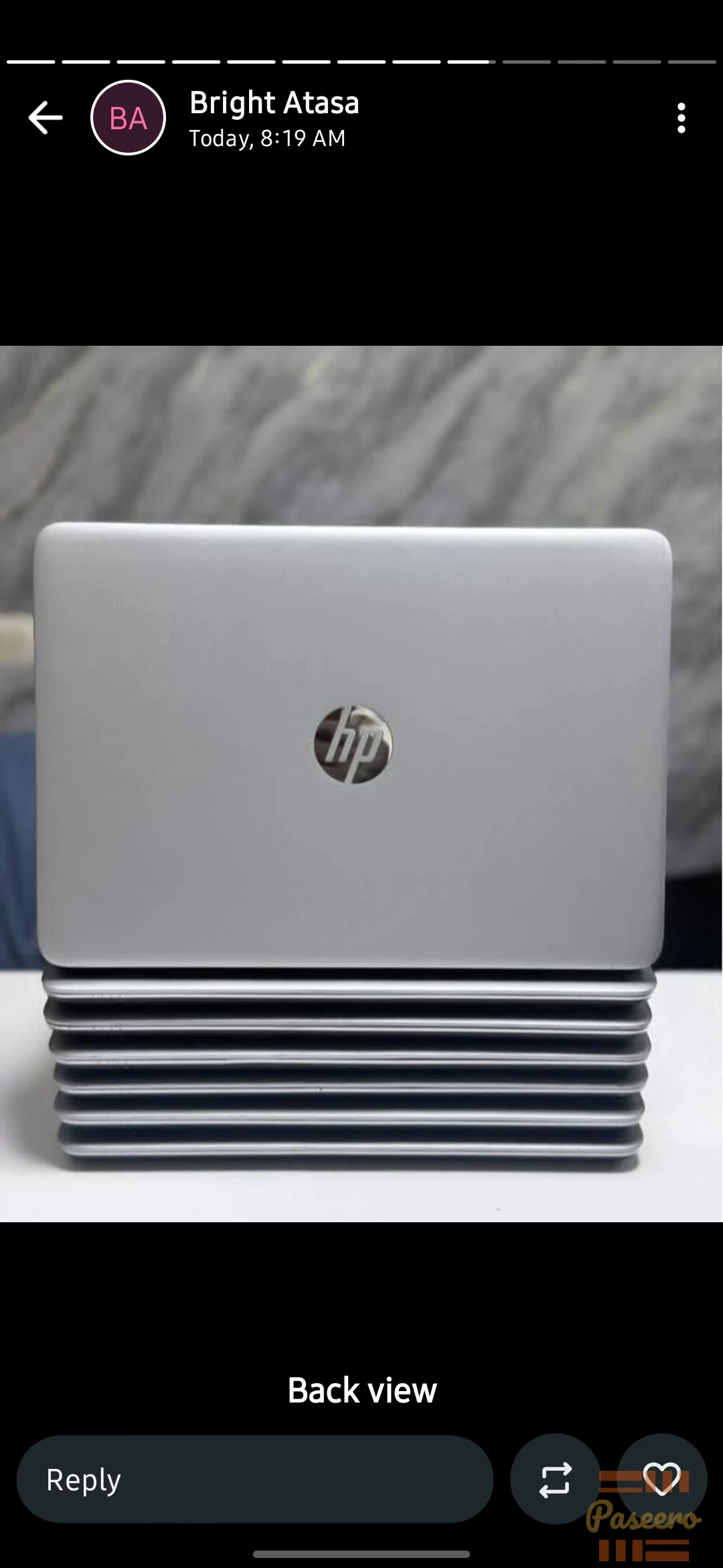 Hp elitebook 840g3 Intel core i5 6gen 256ssd 8gb4