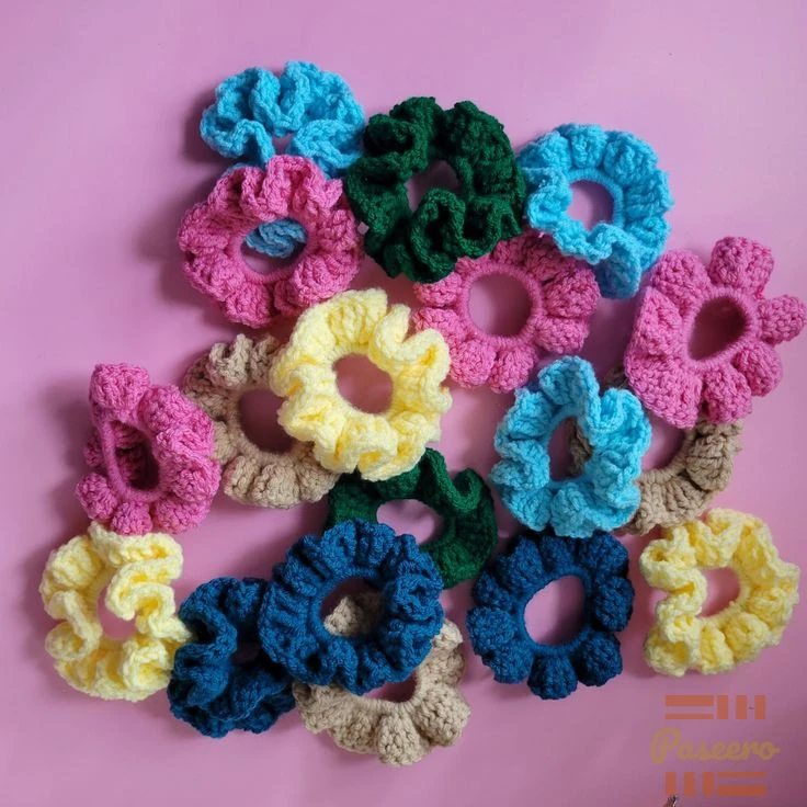 Crochet Scrunchie1