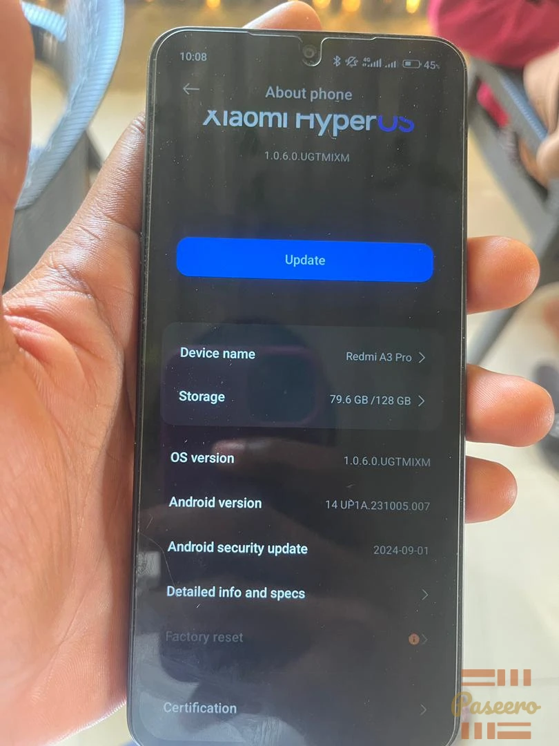 Redmi A3 pro phone3