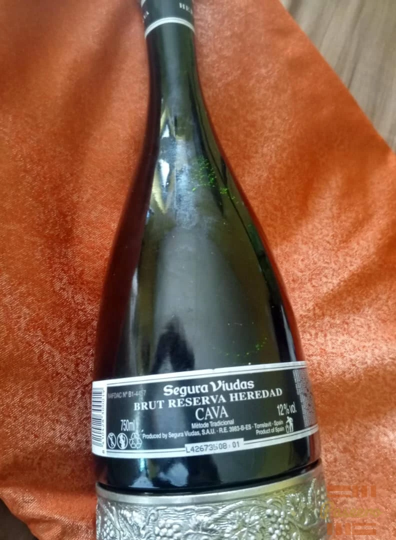 Segura viudas brut Reserva Heredad 750ml wine2