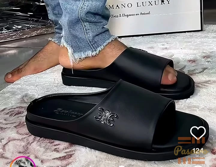 *Oma Signature Slide Sandal — Handmade Customized Footwear*1