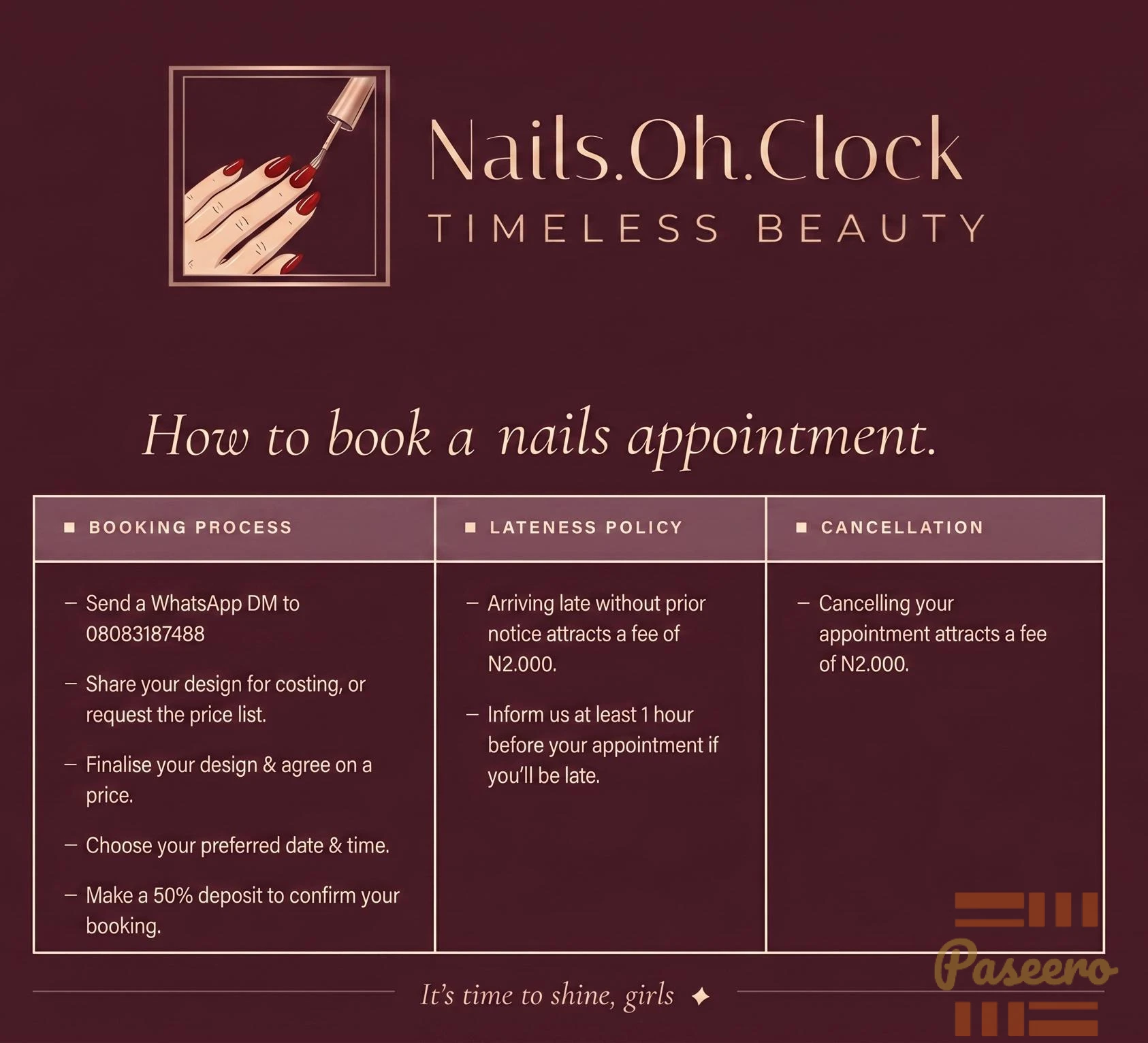 Nail Tech in FUTA2
