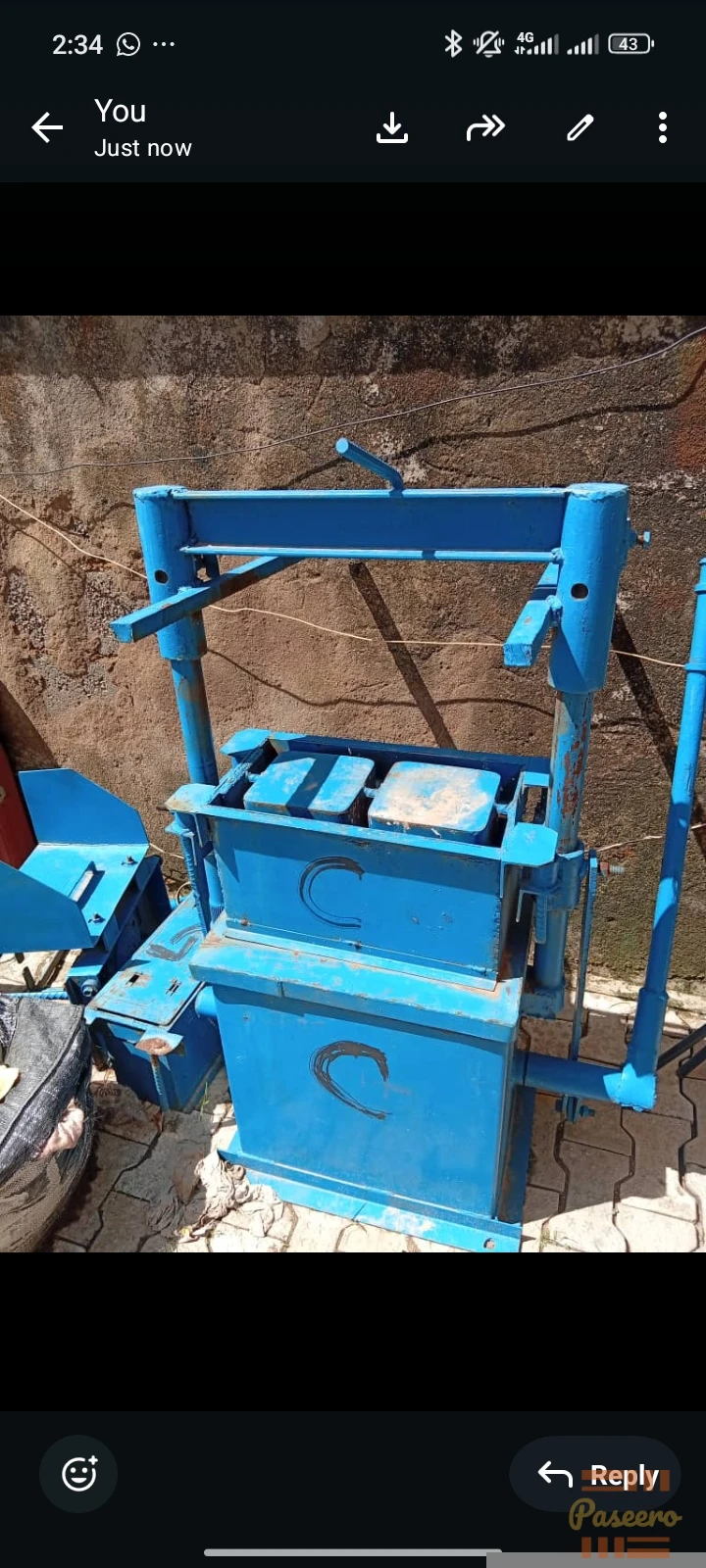 Brand new electric Cement Block machine2