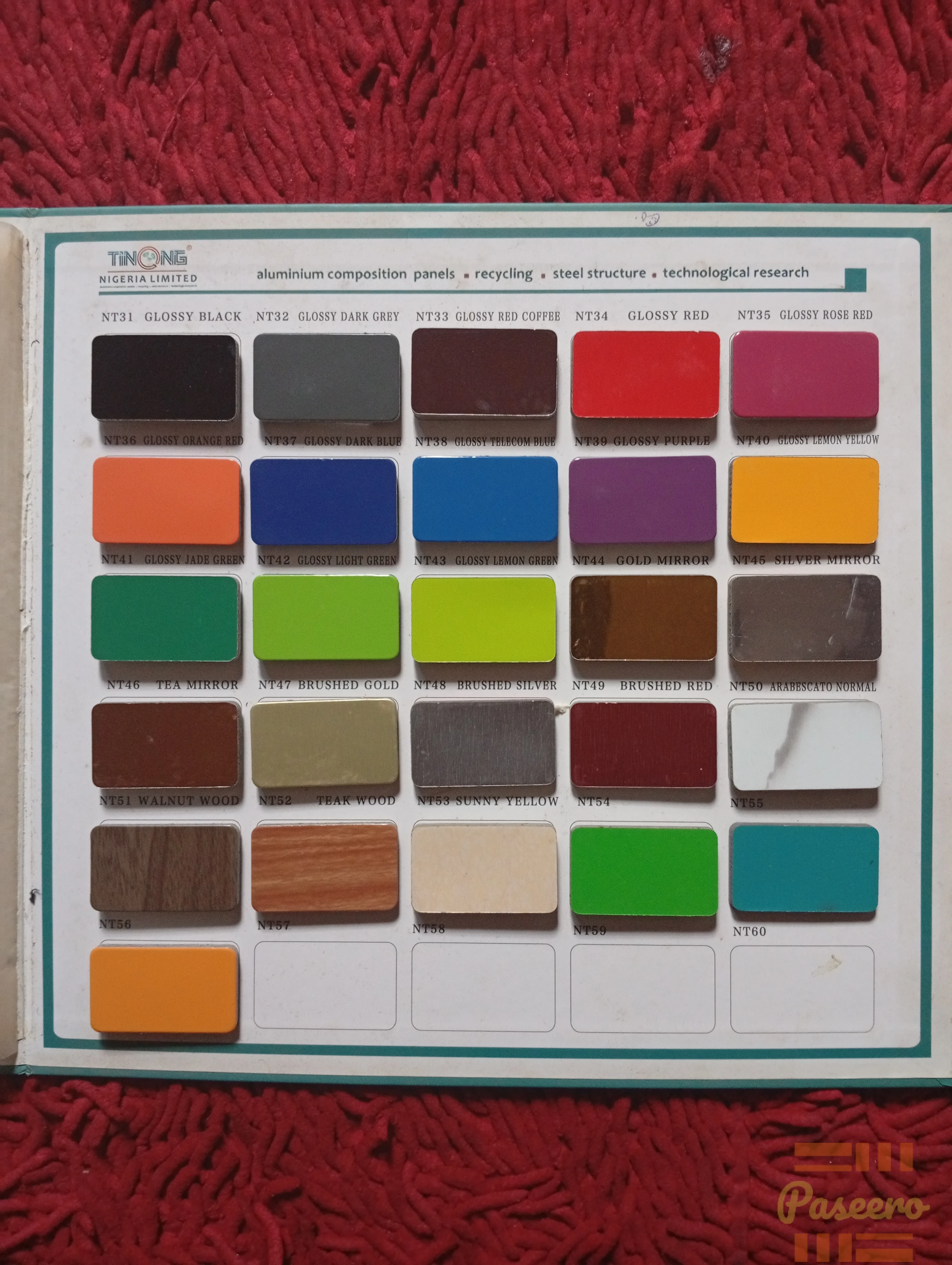 Alucoboard and accessories services