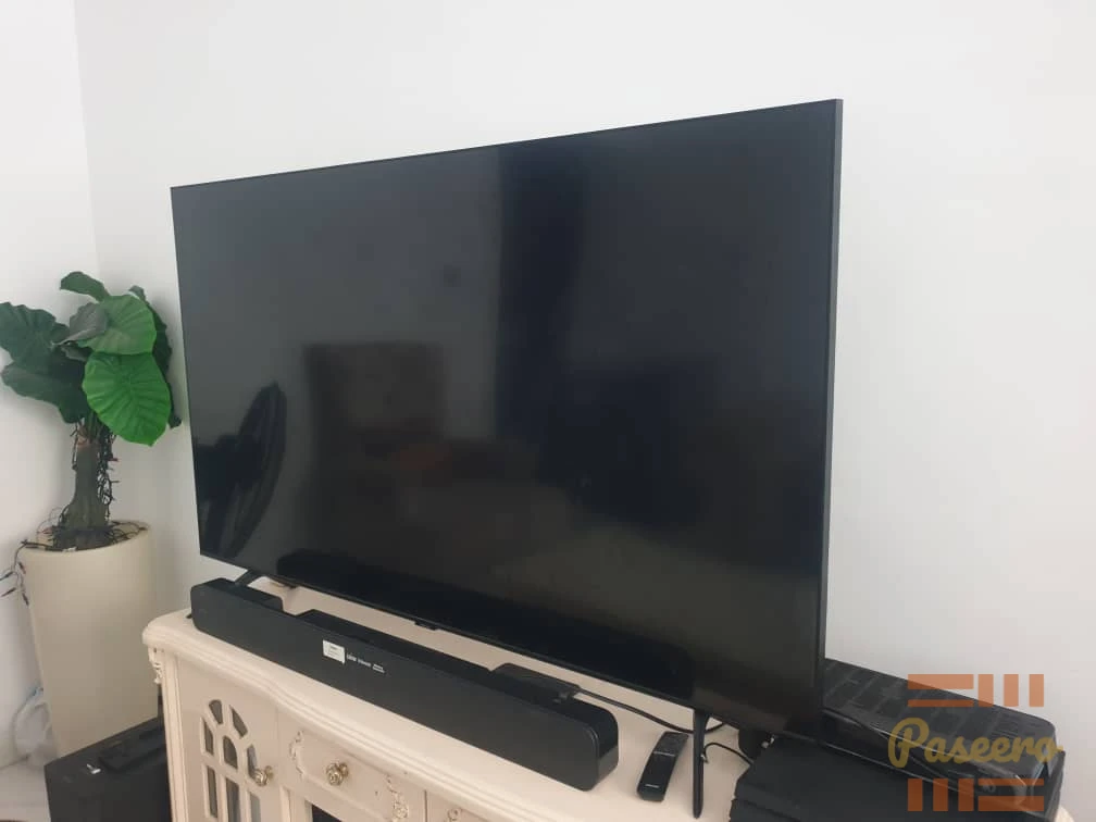 Used television and shelve