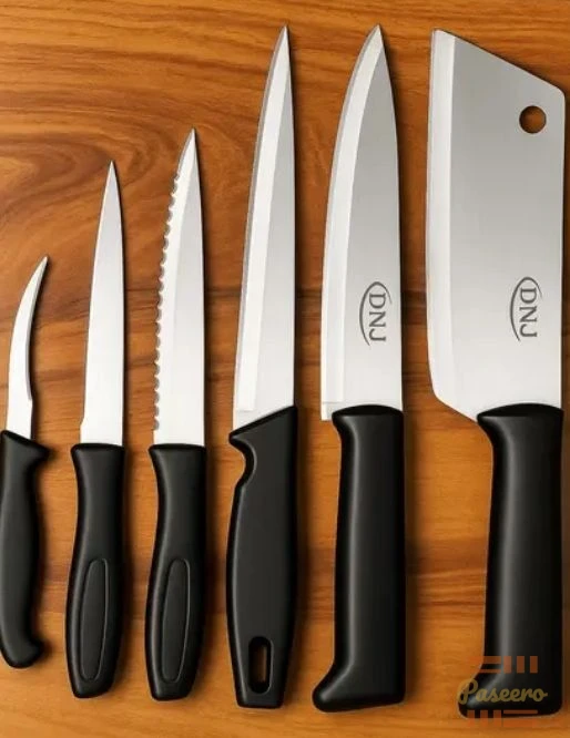 JD Enterprise 6-Piece Stainless Steel Kitchen Knife Set2