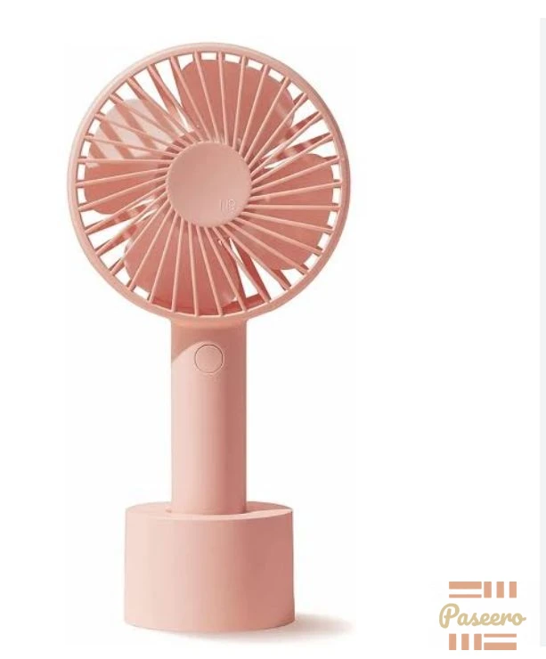 Souvenir Rechargeable Handheld Mini Fan - USB, Portable, Pink2