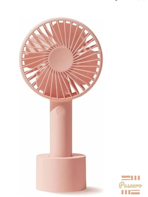 Souvenir Rechargeable Handheld Mini Fan - USB, Portable, Pink1