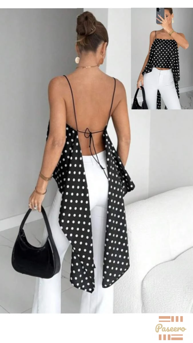 Backless cami top