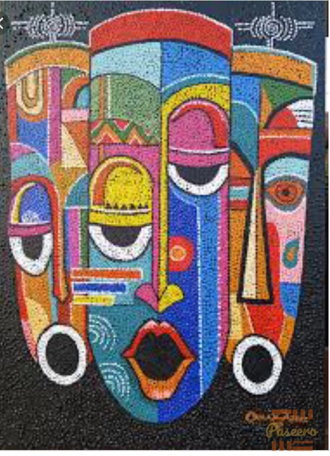 Ancestral Faces / Three Masks of Identity2