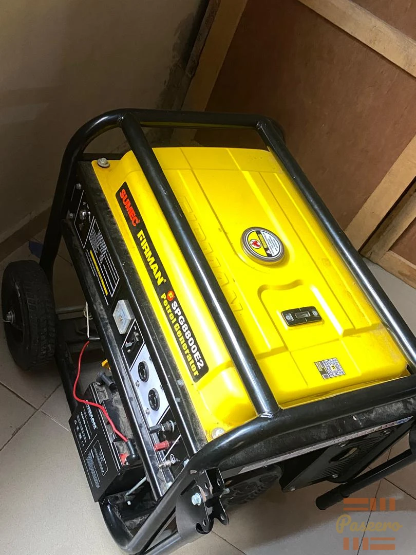 Brand new Sumec Firman 6.0kva key start generator SPG8800E2. On just twice.1