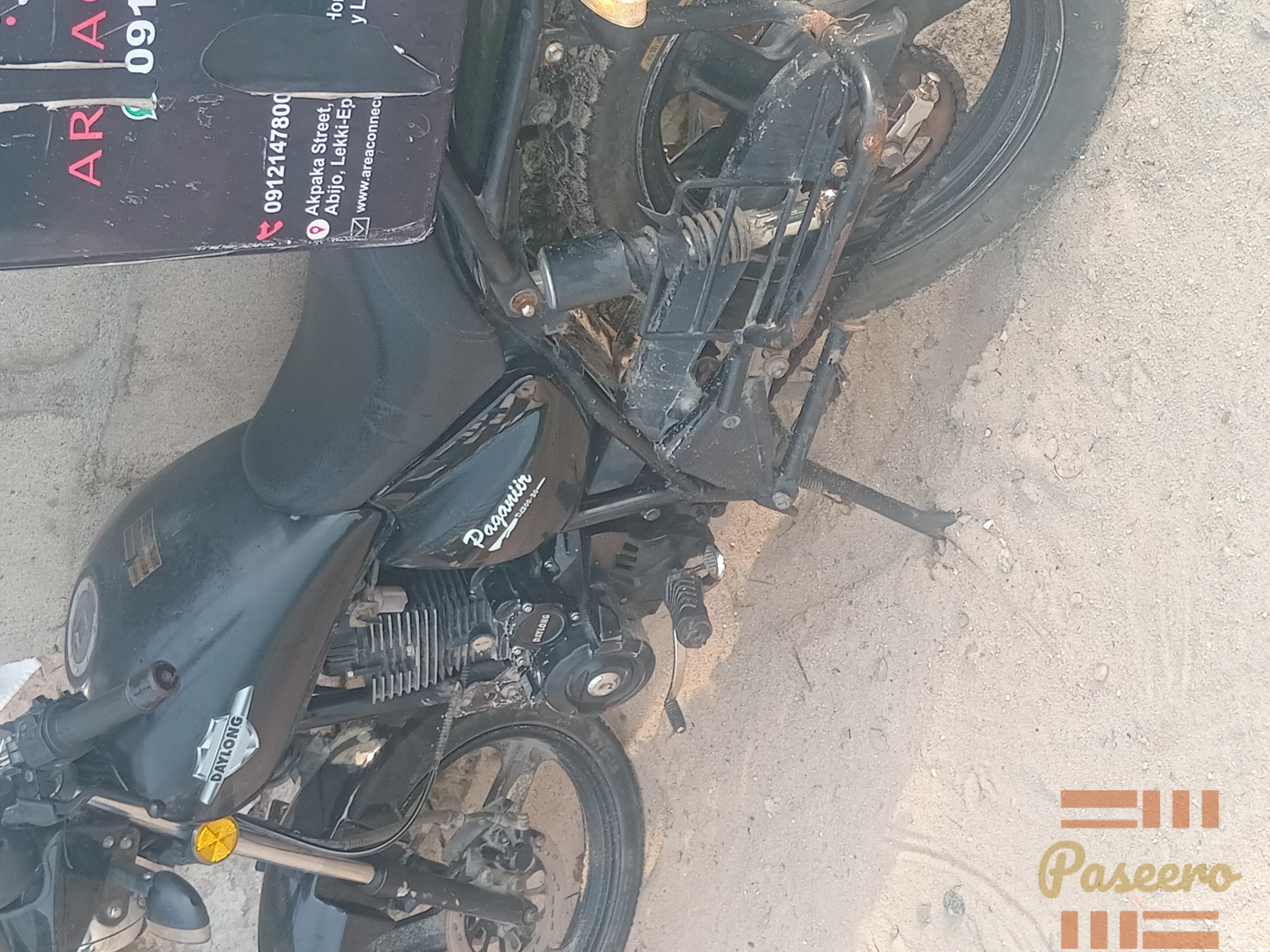 Neatly used Daylong dispatch motorcycle