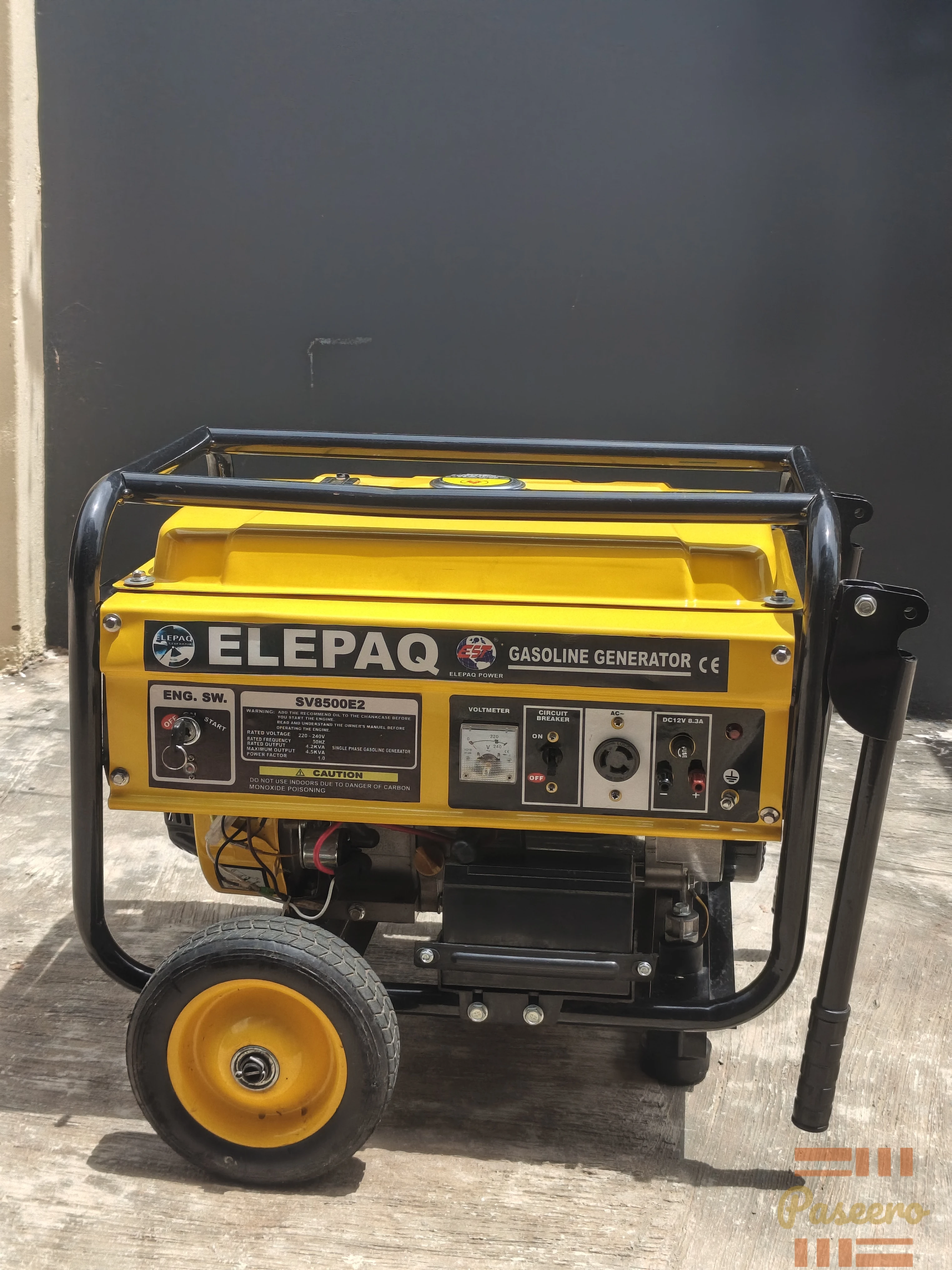 Elepaq 4.5KVA Key Starter Generator for sale
